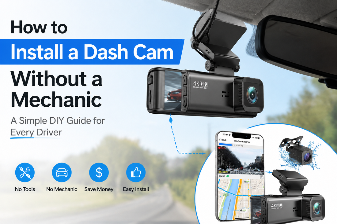 How to Install a Dash Cam Without a Mechanic