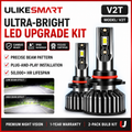 Premium 12000LM CSP LED Headlight Bulbs – Gunmetal Edition