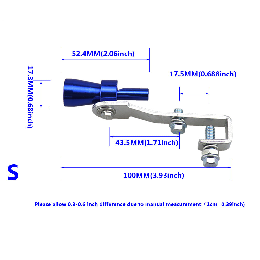 Turbo Sound Exhaust Whistle – Bolt-On Aluminum Simulator