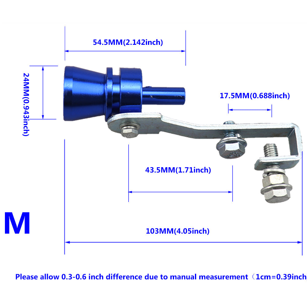 Turbo Sound Exhaust Whistle – Bolt-On Aluminum Simulator