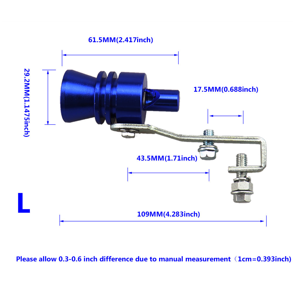 Turbo Sound Exhaust Whistle – Bolt-On Aluminum Simulator